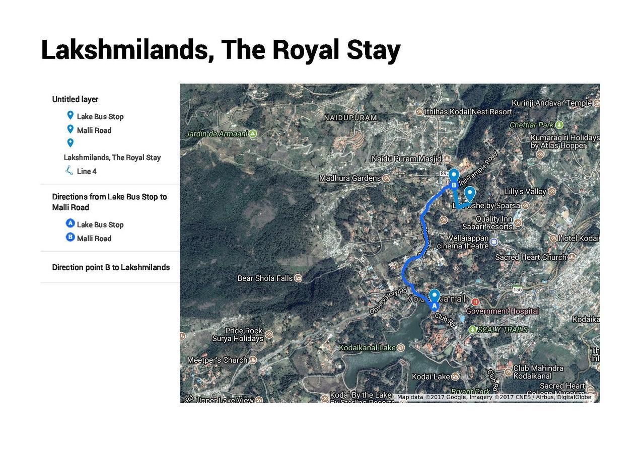 Lakshmi Lands - The Royal Stay Kodaikanal Exteriör bild